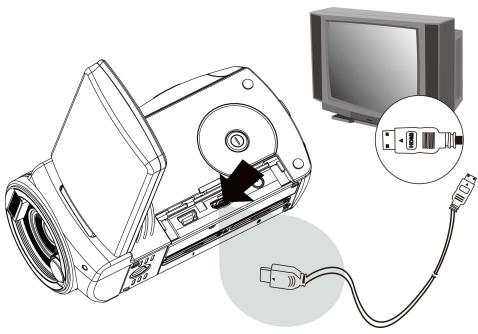 BENQ DV S21 - Connecting to a HD TV - 1