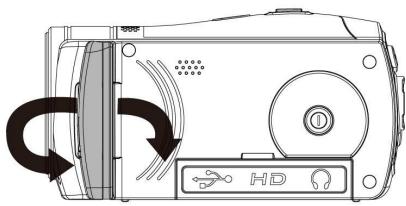 BENQ DV S21 - Adjusting LCD Display - 2