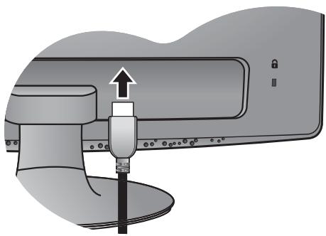 BENQ GL2450E - Pour connecter le cable HDMI - 3