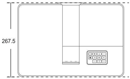 BENQ SU922, SW921 - Dimensions - 1