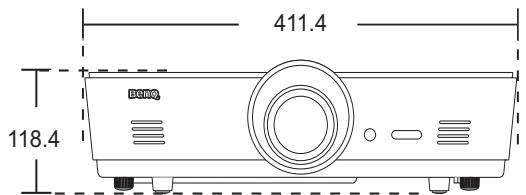 BENQ SU922, SW921 - Dimensions - 2