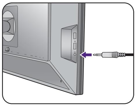 BENQ XL2411T, XL2420T, XL2720T - Connectez les péripériques USB. - 3