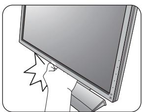 BENQ XL2411T, XL2420T, XL2720T - Ajuster la hauteur du moniteur - 4