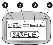 DYMO LETRATAG LT-100T - Ecran LCD - 1