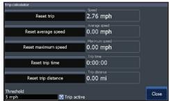 LOWRANCE ELITE 7 M - Trip Calculator - 1