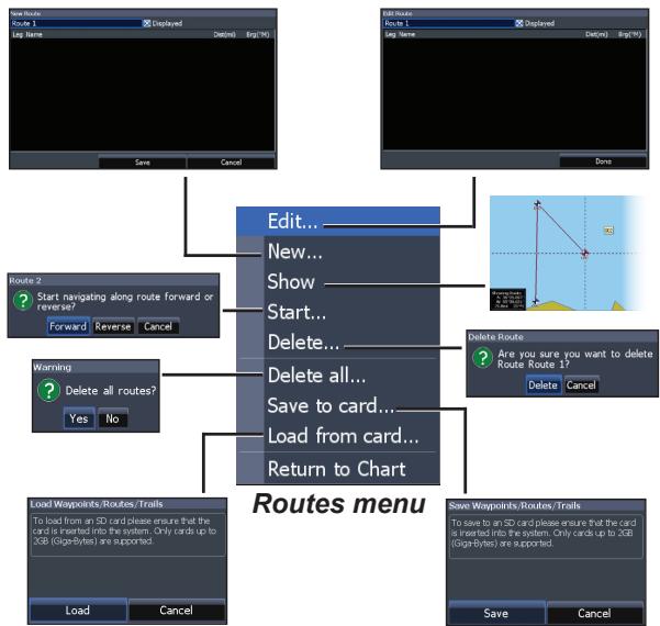 LOWRANCE ELITE 7 M - Navigating a route - 2