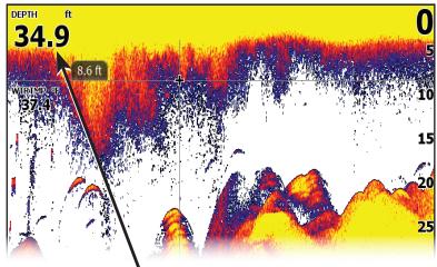 LOWRANCE ELITE 7 M - Overlay Data - 1
