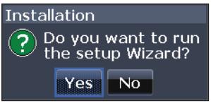 LOWRANCE ELITE 7 M - Setup wizard - 1