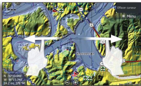 LOWRANCE HDS 9 - Utilisation du curseur - 4