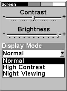 LOWRANCE IFINDER H2O - Once in the Screen menu: - 4