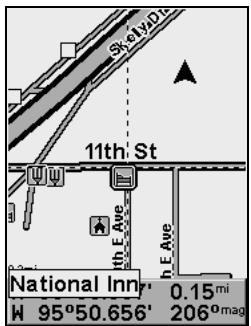 LOWRANCE IFINDER H2O - Find Any Item Selected by Map Cursor - 1