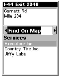 LOWRANCE IFINDER H2O - Find Interstate Highway Exits - 7