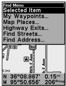 LOWRANCE IFINDER H2O - Find Any Item Selected by Map Cursor - 2