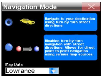 LOWRANCE XOG - Modes de navigation - 2