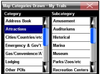 LOWRANCE XOG - Liste de directions - 13