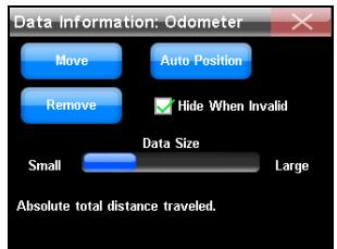 LOWRANCE XOG - Configuration des données superposées - 7