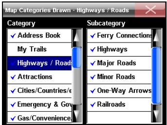 LOWRANCE XOG - Liste de directions - 8