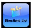 LOWRANCE XOG - Liste de directions - 1