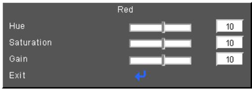 OPTOMA GT760 - Color Settings - 2
