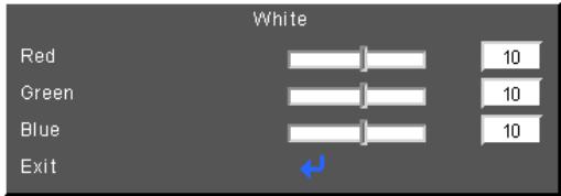 White Red Green Blue Exit