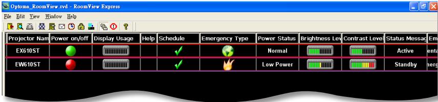 OPTOMA GT760 - Main Screen - 1