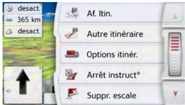 BECKER ACTIVE 50 - Options de l'affichage de carte - 2