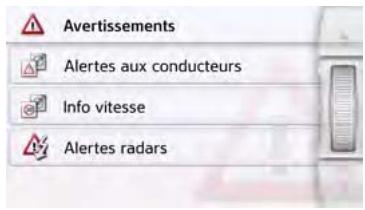 BECKER ACTIVE 50 - Touche Avertissements - 2