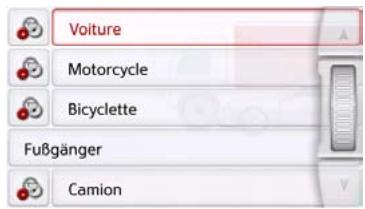 BECKER ACTIVE 50 - Selection du vehicule - 1