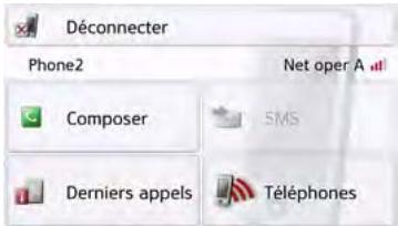 BECKER ACTIVE 50 - Selectionner le mode Telefone (uniquement certains modèles) - 2