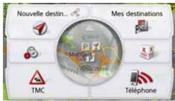 BECKER TRANSIT 45 - Sélectionner le mode Téléphone (uniquement certains modèles) - 1