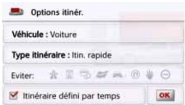 BECKER TRANSIT 45 - Modification des options d'itinéraire - 2