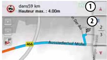BECKER TRANSIT 45 - Retour d'information après le calcul de l'itinéraire - 2