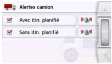 BECKER TRANSIT 45 - Avertissements relatifs au camion (en fonction du modele) - 1
