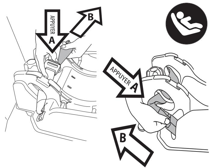 PEG PEREGO PRIMO VIAGGIO TRIFIX - I - Comment installer la base en utilisant le SYSTEME LATCH - 6