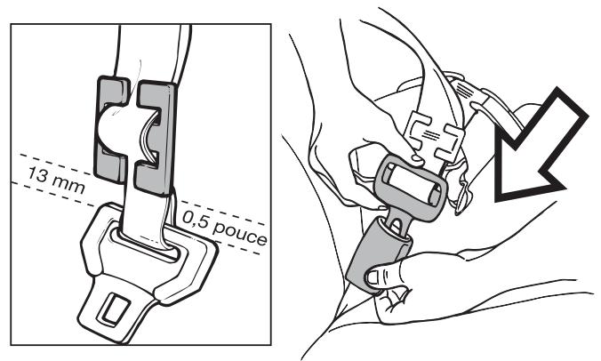 PEG PEREGO PRIMO VIAGGIO TRIFIX - Comment installer le clip de verrouillage - 2