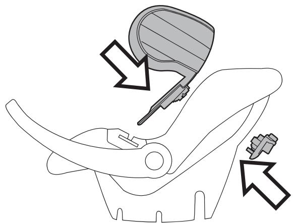 PEG PEREGO PRIMO VIAGGIO TRIFIX - Pour revêtir l'appui-tête de sa housse et le remonter : - 2