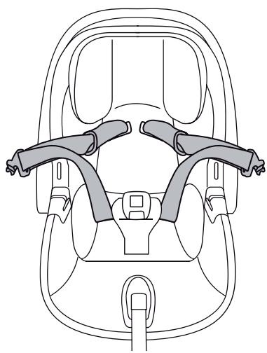 PEG PEREGO PRIMO VIAGGIO TRIFIX - Comment attacher l'enfant dans le siège infant - 1