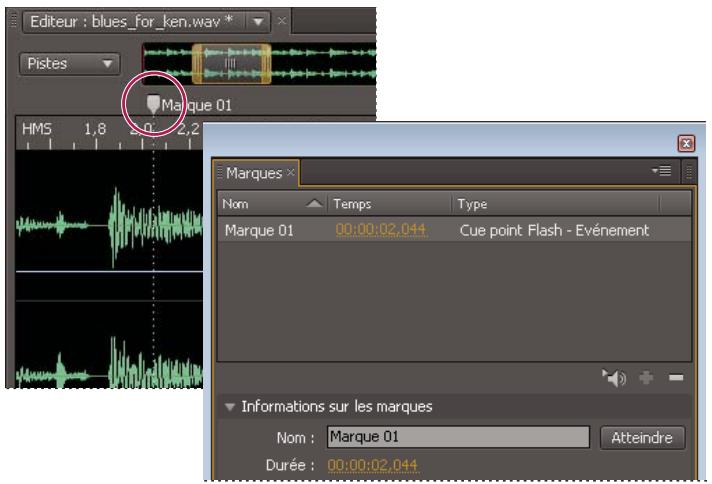 ADOBE SOUNDBOOTH CS5 - Utilisation de marques - 1
