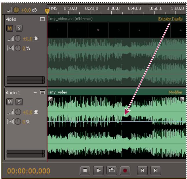 ADOBE SOUNDBOOTH CS5 - Edition des données audio d'une video dans un fichier multipiste - 1