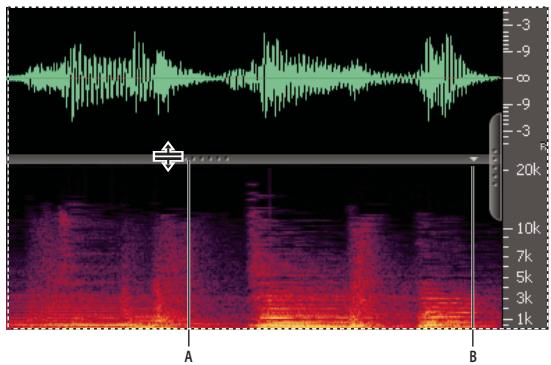 ADOBE SOUNDBOOTH CS5 - Affichage de formes d'onde et de spectres - 1