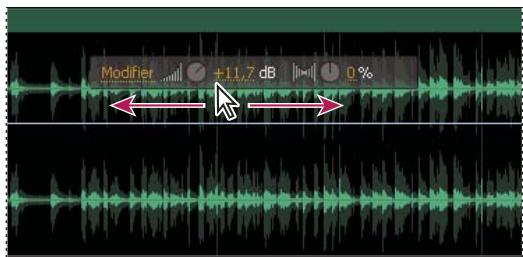 ADOBE SOUNDBOOTH CS5 - Ajustement du volume ou du panorama d'un clip - 2