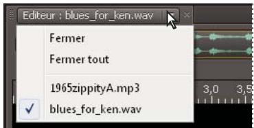 ADOBE SOUNDBOOTH CS5 - Ouverture de fichiers existants - 1
