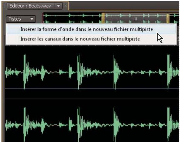 ADOBE SOUNDBOOTH CS5 - Création d'un fichier multipiste - 2