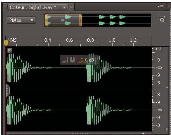 ADOBE SOUNDBOOTH CS5 - A propos de l'affichage de forme d'onde - 1