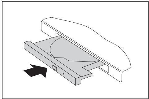 FUJITSU SIEMENS LIFEBOOK 544 - Inserting or removing a data carrier - 2