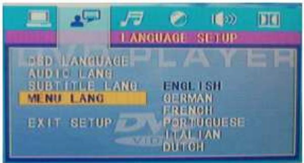 TOKAI DVM-750 - LANGUE du MENU - 1