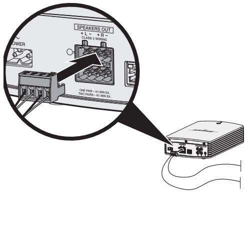 BOSE SOUNDTOUCH SA-5 - Raccordement d'une paire d'enceintes - 2