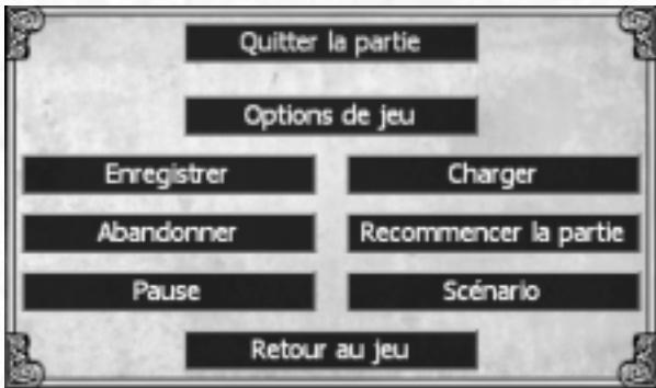 GAMES PC EMPIRE EARTH 1 - Menu des options de jeu (Bouton Options) - 1