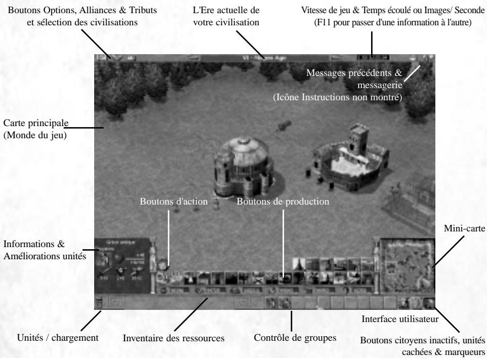 GAMES PC EMPIRE EARTH 1 - L'écran de jeu - 1