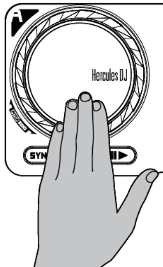 HERCULES DJCONTROL COMPACT - - SCRATCHER SUR UN MORCEAU - 3